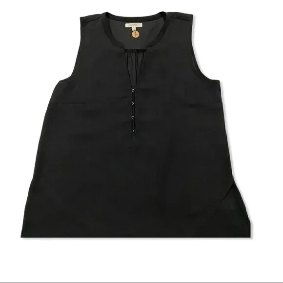 Maurices Black V Neck Sleeveless Blouse - Picture 1 of 6